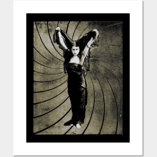 Theda Bara - Vamp - Sepia - Sin - Untitled Image Posters and Art